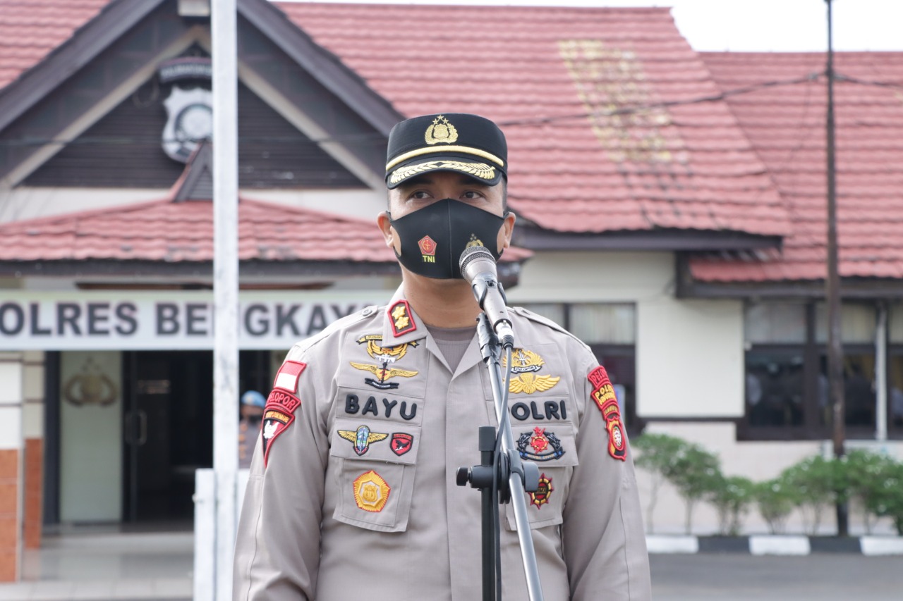 Apel Perdana Kapolres Bengkayang