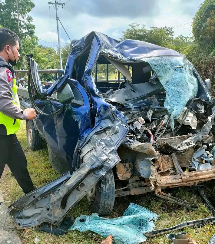 “Adu Banteng” Di Tikungan Bongja, Dua Meninggal Dunia