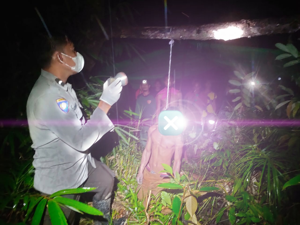 Polsek Kuala Behe Datangi TKP Penemuan Mayat Laki-laki, Di Desa Sejowet