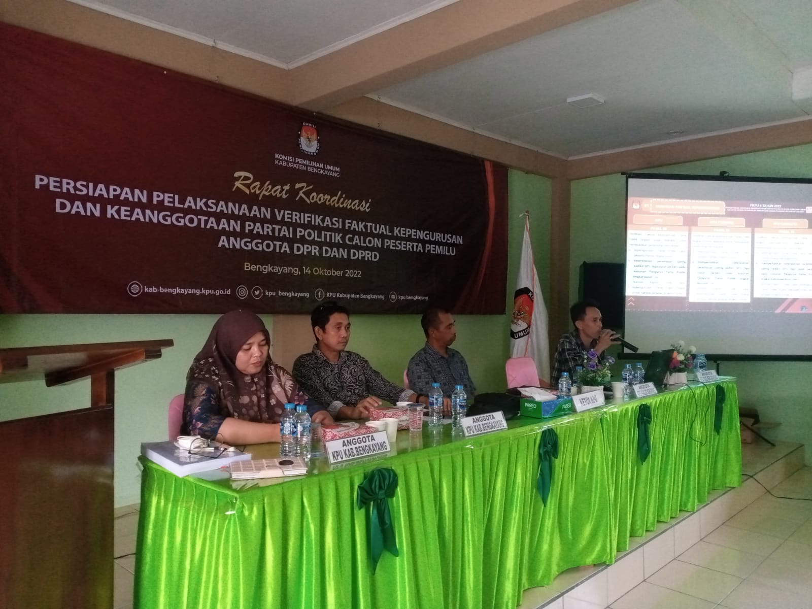 Persiapan Verifikasi Faktual KPU Terhadap Parpol Peserta Pemilu 2024