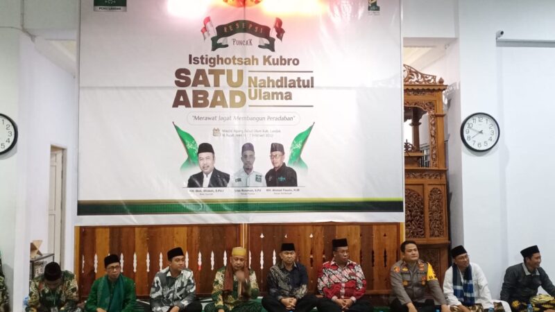 Hadiri Istighotsah Kubro Satu Abad Nahdlatul Ulama, Samuel : Keberadaan NU Sangat Dirasakan