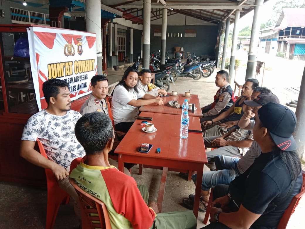 Jumat Curhat Polsek Air Besar