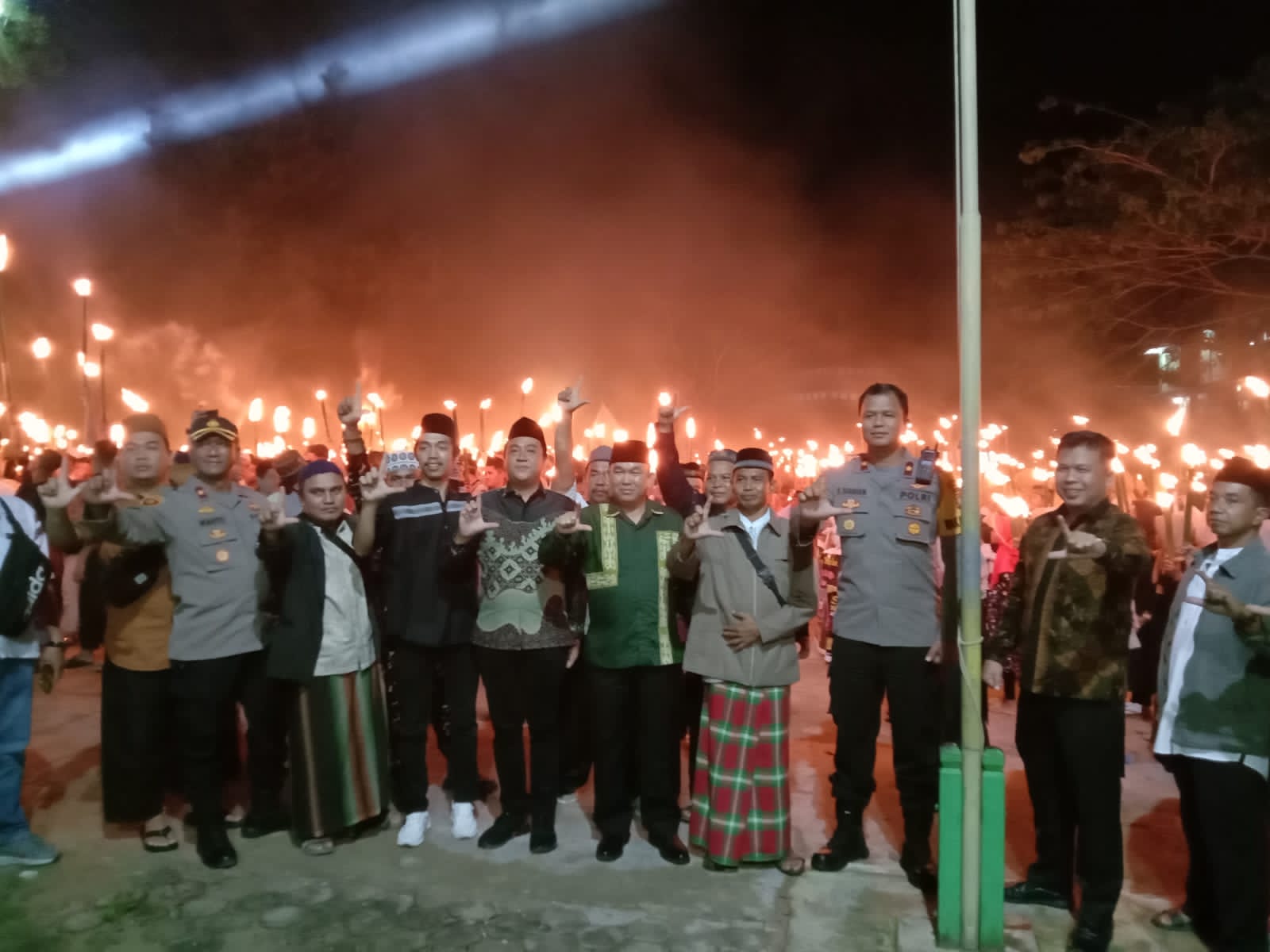 Sambut Ramadhan, Samuel Buka Pawai 1000 Obor