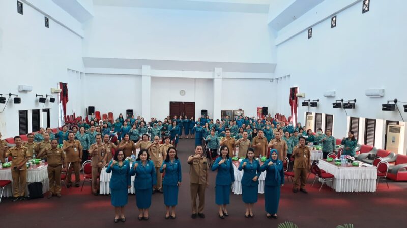 Rapat Konsultasi TP PKK Dalam Rangka Penurunan Angka Stunting Kabupaten Landak