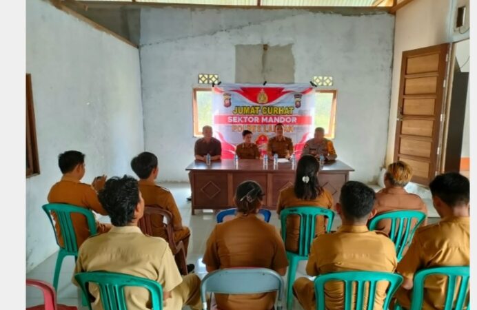 Jumat Curhat Bersama Polsek Mandor