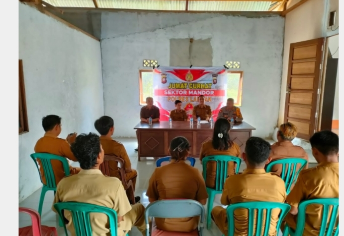 Jumat Curhat Bersama Polsek Mandor