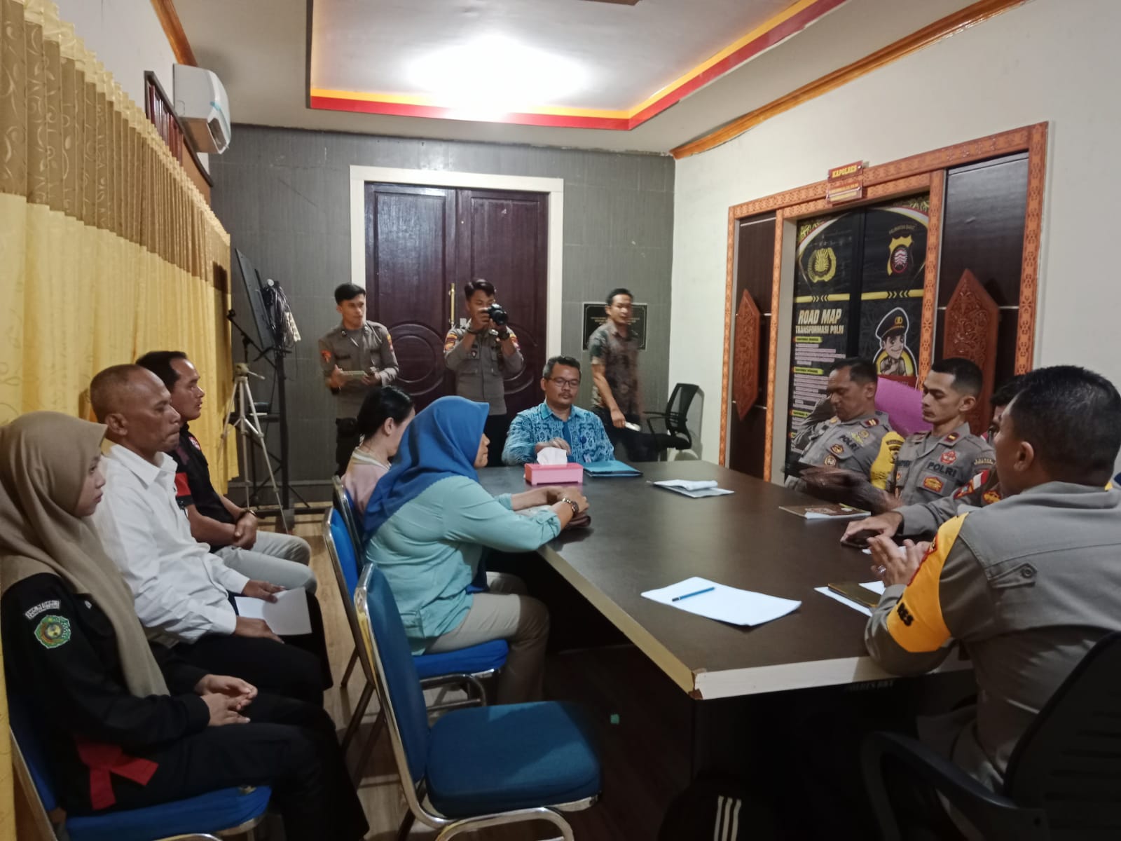 Upayakan Kwalitas Air PDAM, Perumdam Tirta Bengkayang Audiensi Dengan Kapolres Bengkayang