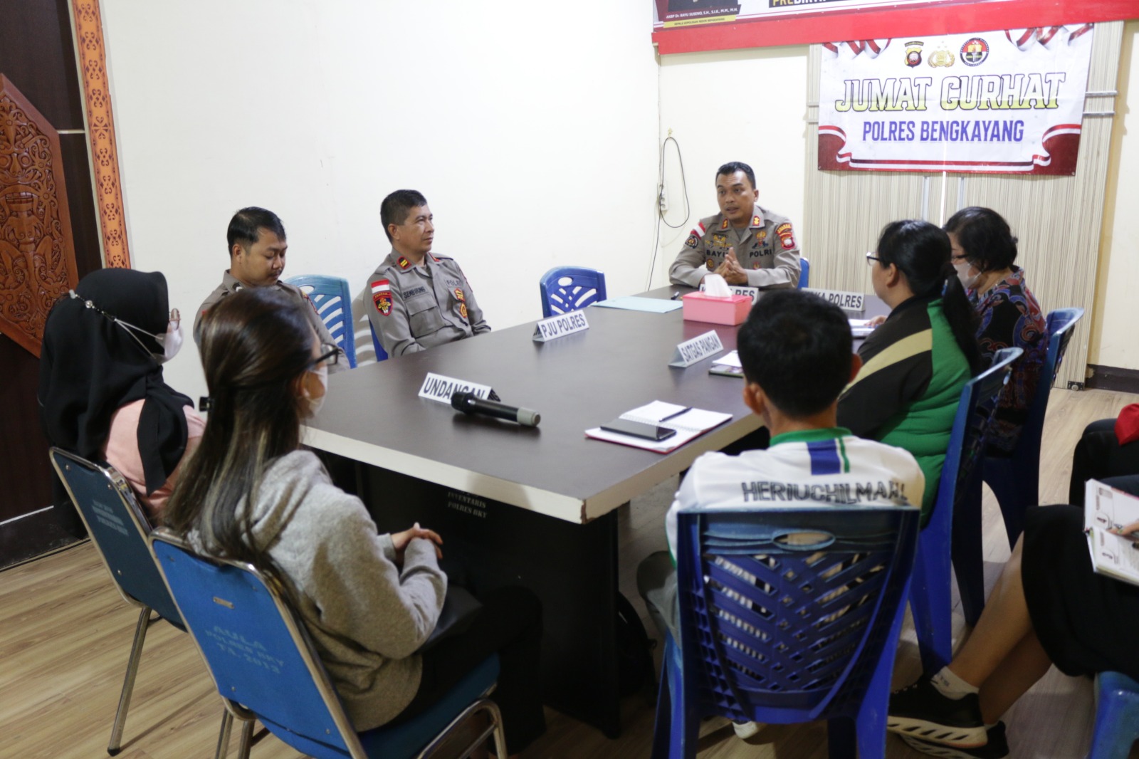 Polres Gelar Jumat Curhat, Jaga Stabilitas Harga dan Ketersediaan Bahan Pangan Pokok Penting