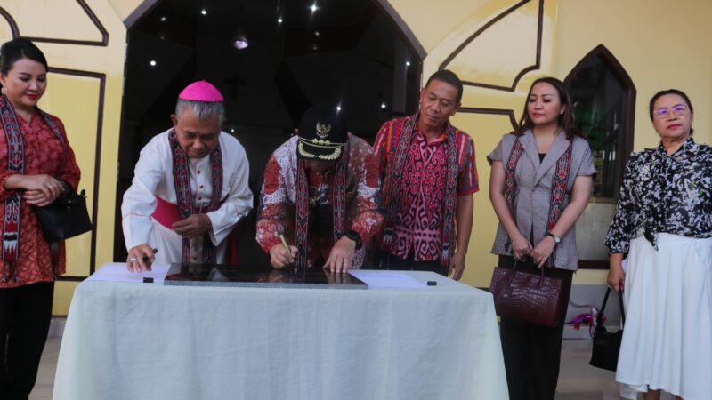 Resmikan Gereja Katolik St.Agustinus Sebadu Setelah 6 Tahun Masa Pengerjaan