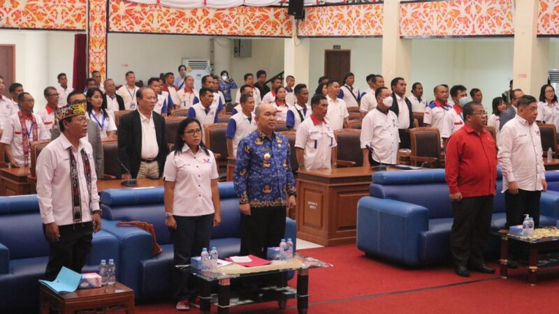 Buka MUSKERDA Partai Perindo, Samuel : Partai politik harap patuhi semua peraturan dan ketentuan yang telah ditetapkan