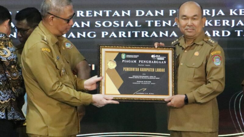 Samuel Hadiri Grand Launching Perlindungan Jaminan Sosial Ketenagakerjaan