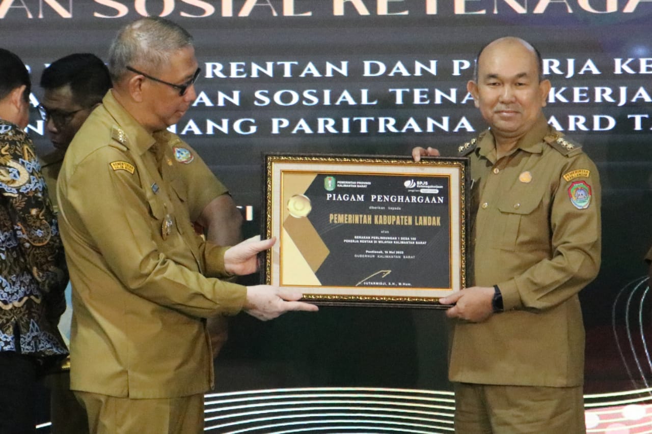 Samuel Hadiri Grand Launching Perlindungan Jaminan Sosial Ketenagakerjaan