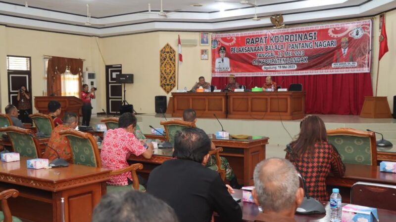 Samuel Hadiri Rakor Pelaksanaan Balala’/Pantang Nagari