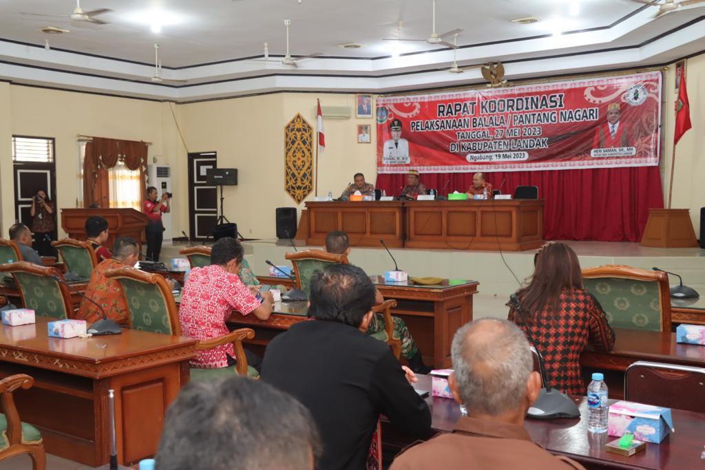 Samuel Hadiri Rakor Pelaksanaan Balala’/Pantang Nagari