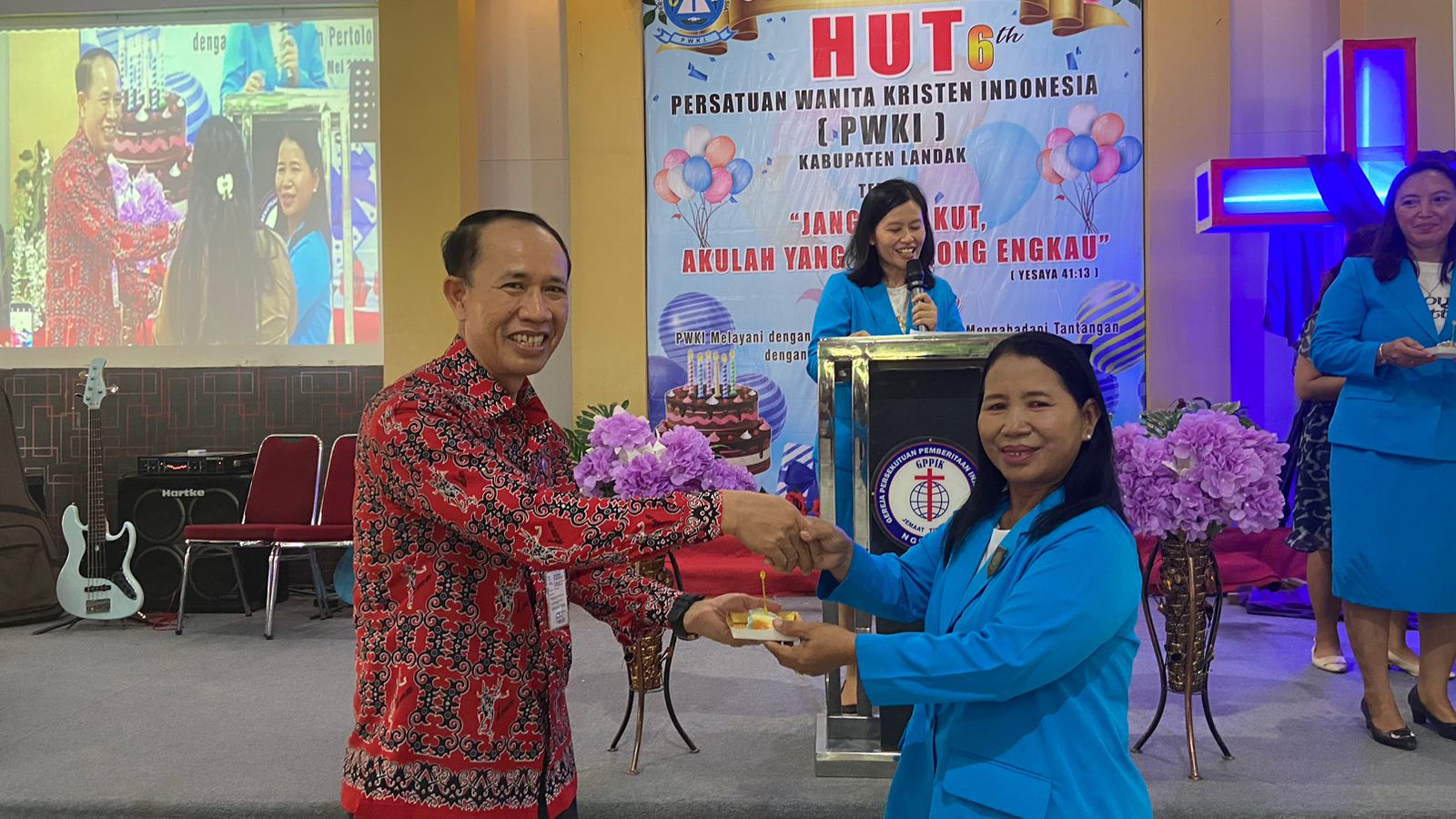 Wakili Pj.Bupati, Asisten Setda Landak Hadiri Ulang Tahun PWKI Ke-6 