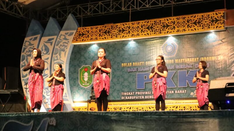 Samuel Hadiri Peringatan HKG PKK ke-51 Tingkat Provinsi di Bengkayang