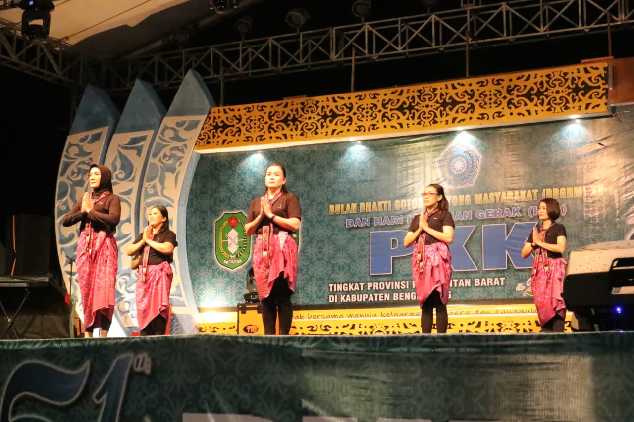 Samuel Hadiri Peringatan HKG PKK ke-51 Tingkat Provinsi di Bengkayang