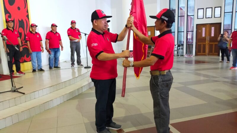 Samuel Lepas Kontingen PESPARAWI Kabupaten Landak