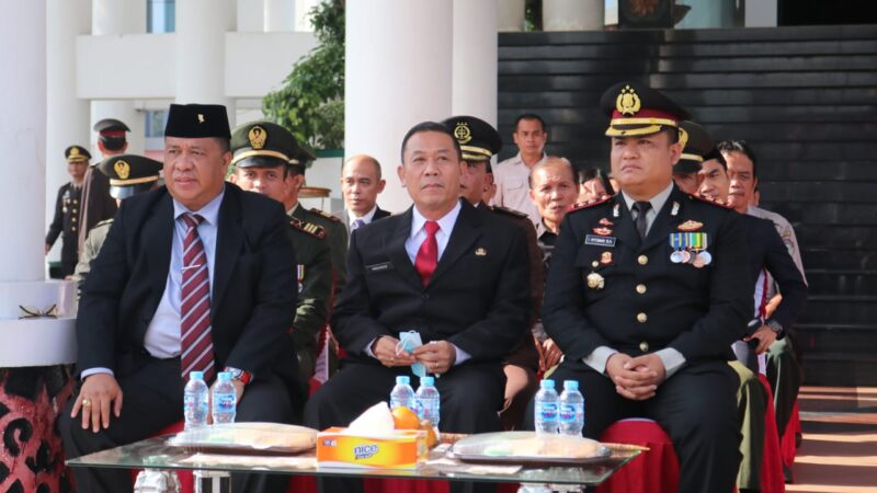 Vinsensius Hadiri Upacara HUT Bhayangkara ke-77