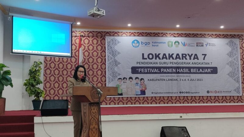 Lokakarya 7 Guru Penegak Angkatan 7, Beri Bekal Kepemimpinan Guru di Kab.Landak