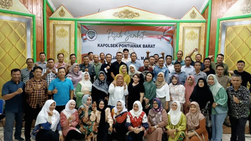 Polsek Pontianak Barat gelar acara pisah sambut Kapolsek Pontianak Barat