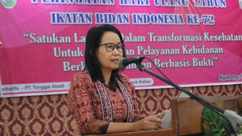 Mewakili PJ Bupati, Asisten Sekda Landak Hadiri Peringatan Hari Ulang Tahun IBI Ke-72