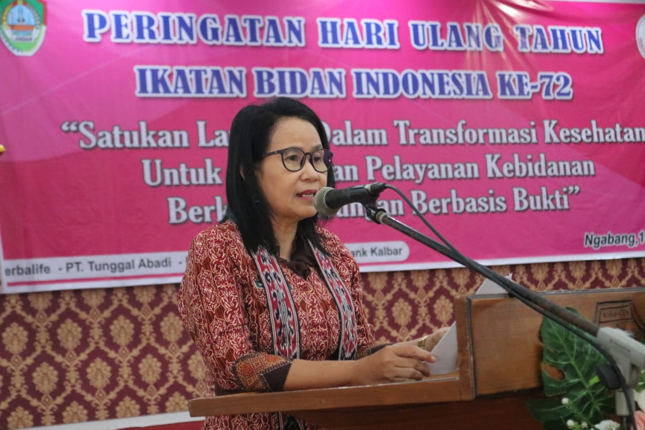 Mewakili PJ Bupati, Asisten Sekda Landak Hadiri Peringatan Hari Ulang Tahun IBI Ke-72