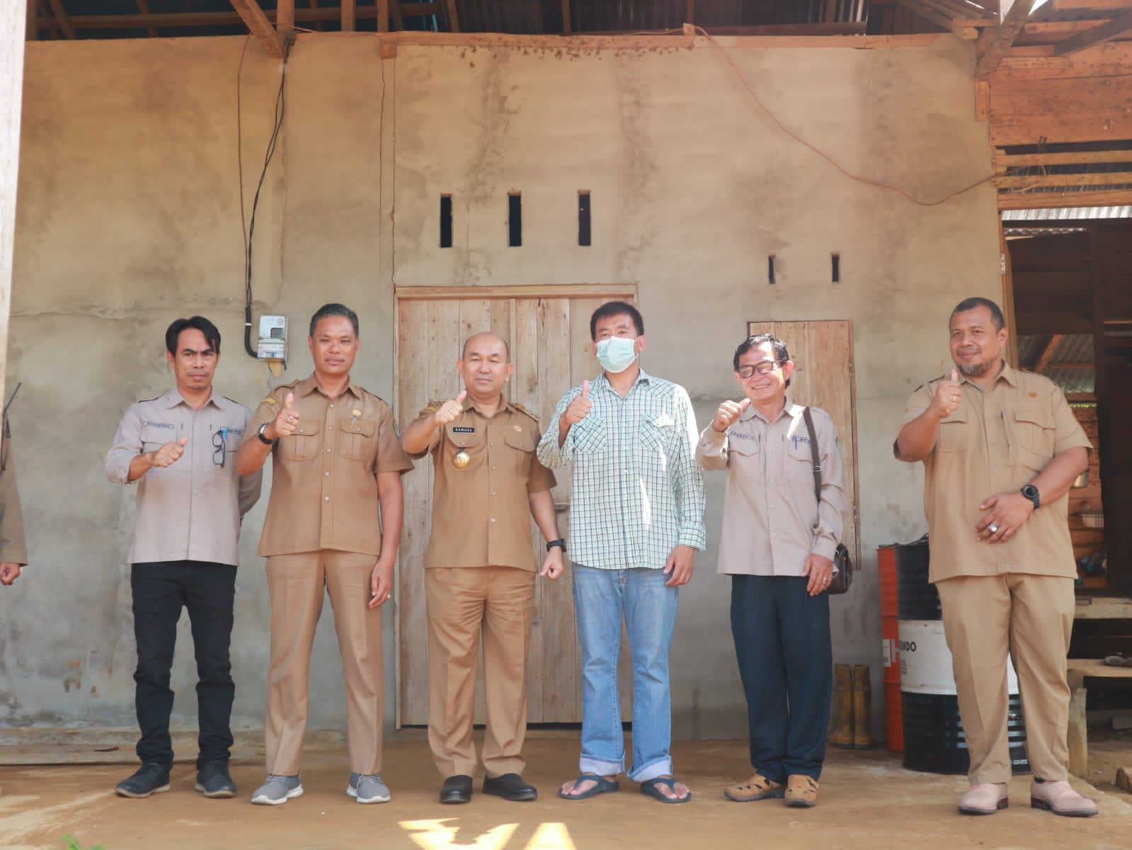 Samuel Kunjungi PT Rimba Borneo Makmur