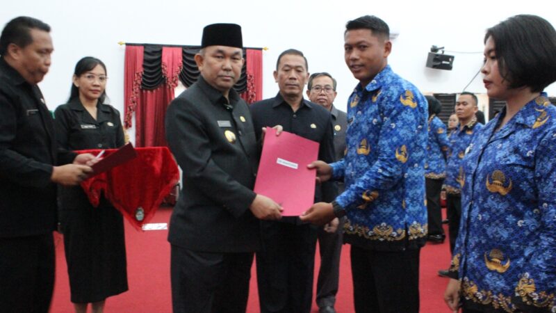 Lantik 267 PPPK Jabatan Fungsional Guru, Samuel : Bertanggung jawab, berintegrasi serta menjunjung tinggi nilai-nilai kehormatan sebagai ASN