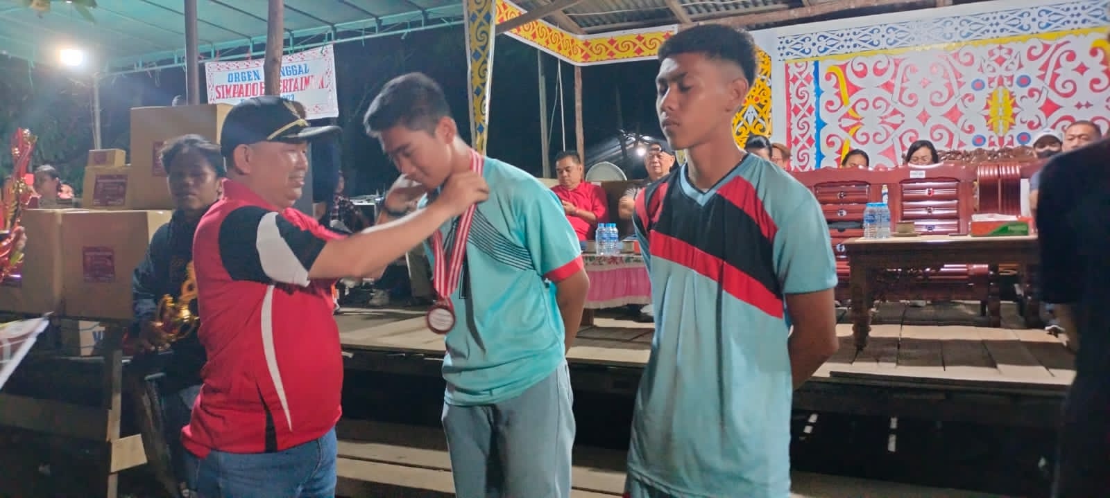 Samuel Tutup Turnamen Olahraga Relawan Kebakaran 004 dan Barisan Pemadam Kebakaran di Senakin