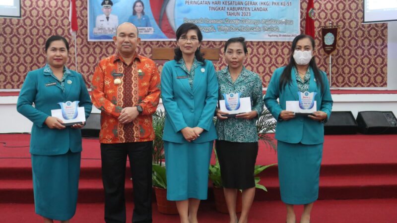 Samuel Hadiri Peringatan Hari Kesatuan Gerak (HKG) PKK Ke-51