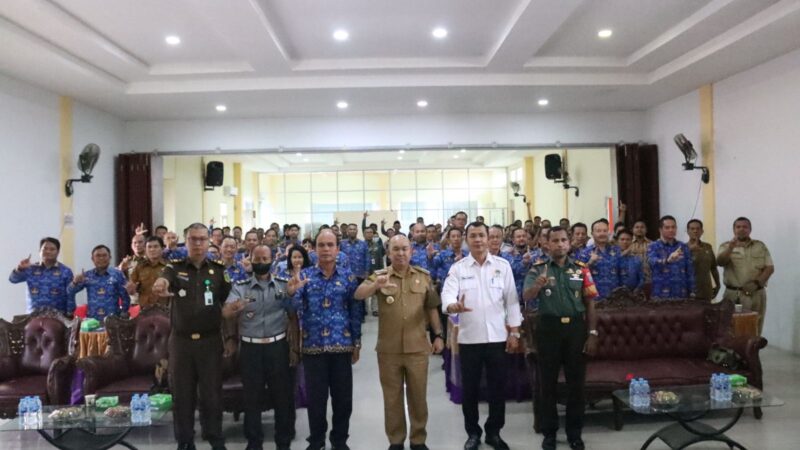 Orientasi Penyusunan Rancangan awal RPJPD Kabupaten Landak Tahun 2025-2045 di Buka Oleh PJ.Bupati Landak