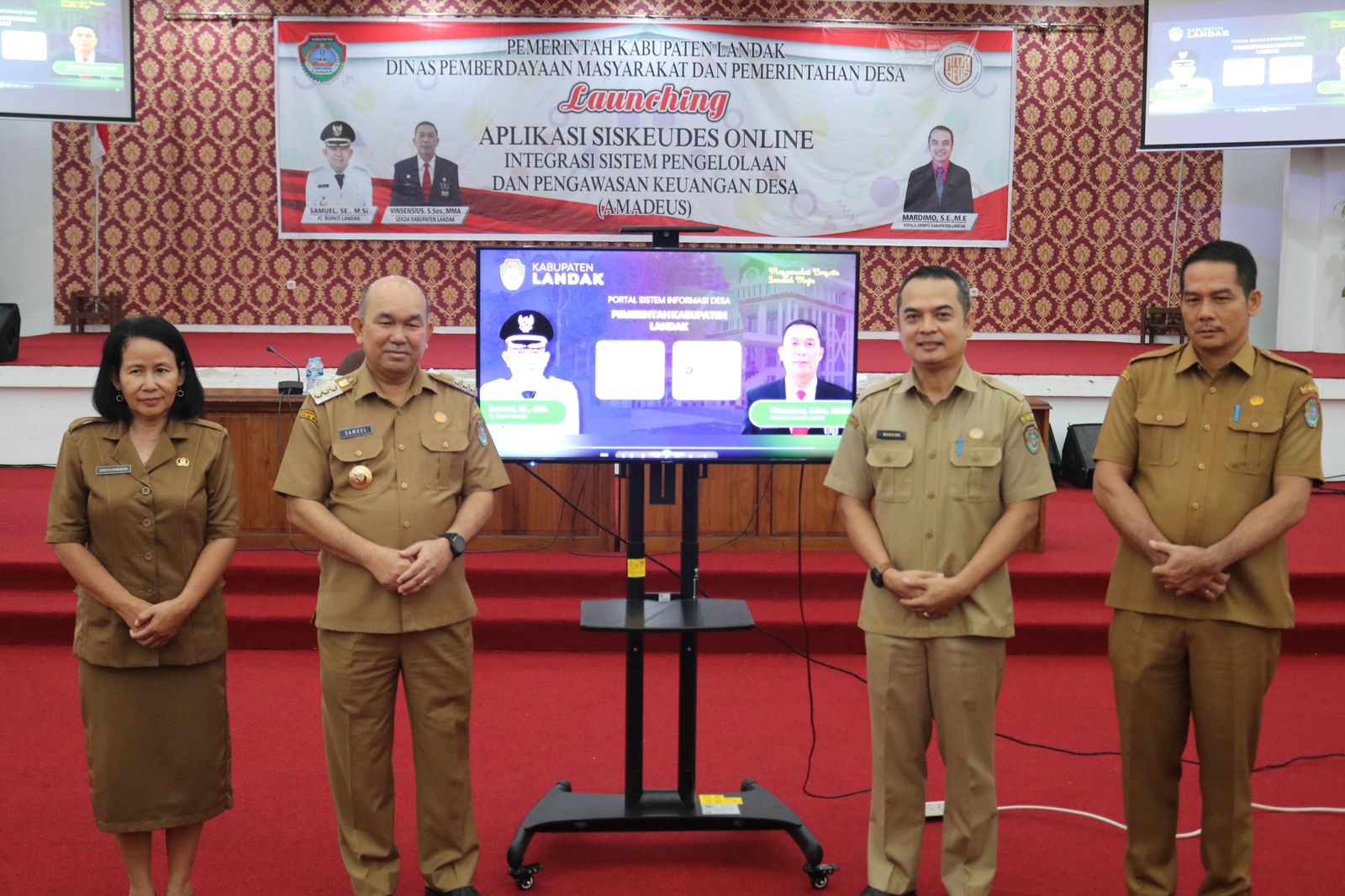 Samuel Hadiri Acara Peluncuran Siskeudes Online