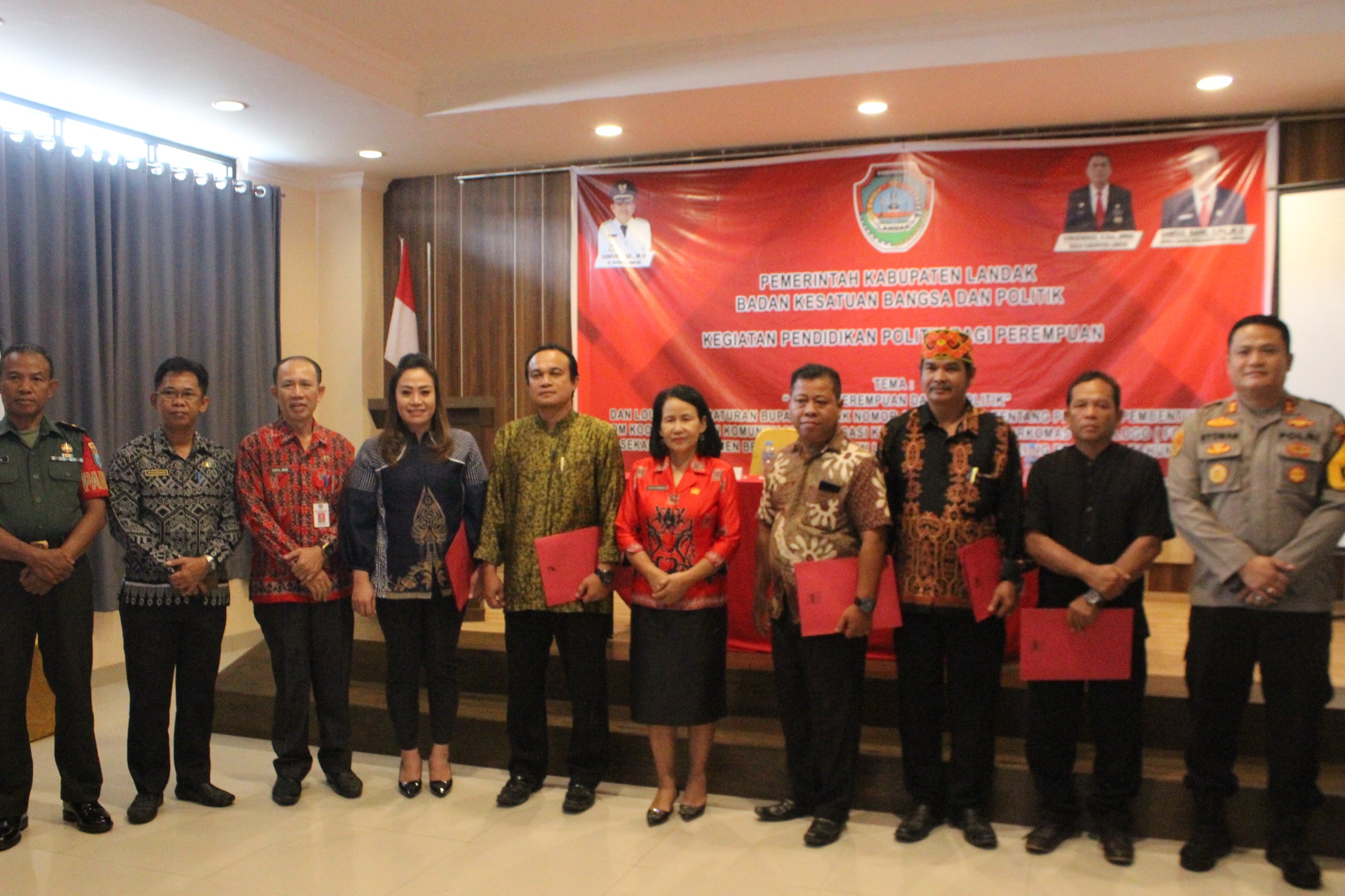 Pemkab Landak Launching Peraturan Bupati Landak Nomor 42 Tahun 2023 tentang Pedoman Pembentukan FORKOMAS