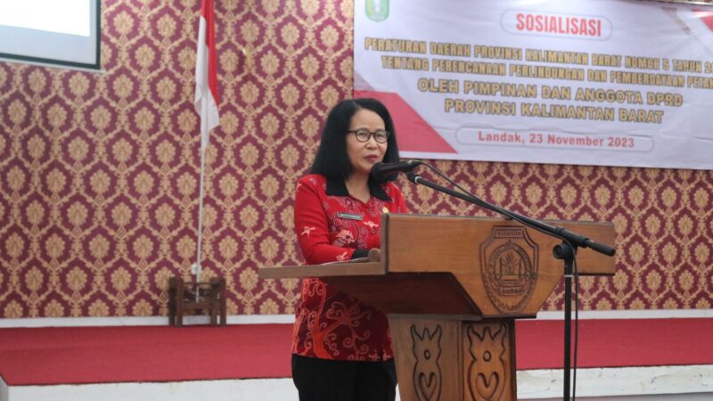 Pemkab Landak Sosialisasi Perda Kalbar Nomor 5 Tahun 2022 tentang Perencanaan Perlindungan dan Pemberdayaan Petani