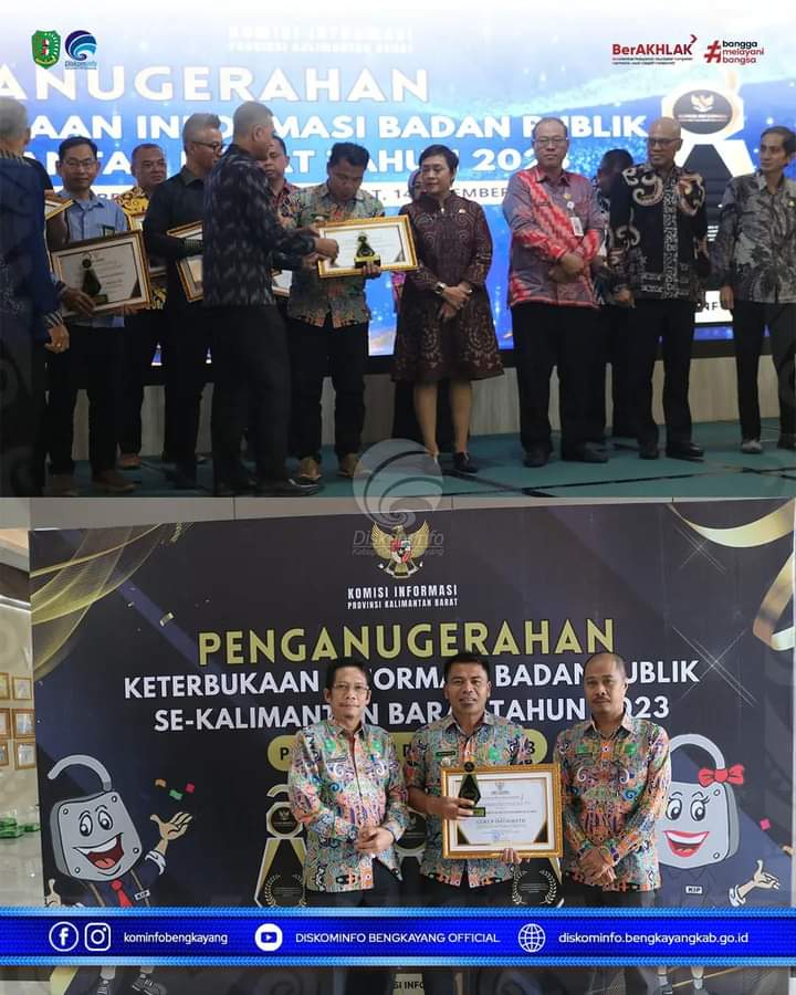 Penganugerahan KIP 2023, Bengkayang Raih Kategori Zona Biru