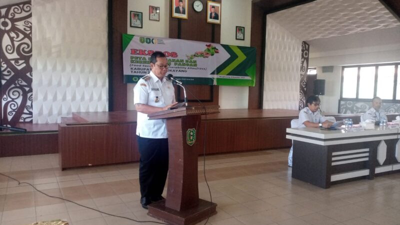 Buka Kegiatan Ekspos Peta Ketahanan dan Kerentanan Pangan, Darwis : Kebutuhan pangan harus terpenuhi arena merupakan kebutuhan paling asasi