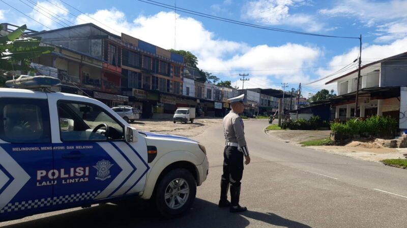 Cegah Kemacetan Di Jalan Raya, Satgas Kamseltibcar Lantas Gatur Berlalu Lintas Jelang Lebaran 