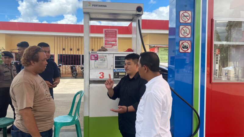 Polres Ketapang Lakukan Pengecekan BBM ke seluruh SPBU, Jelang Mudik Lebaran
