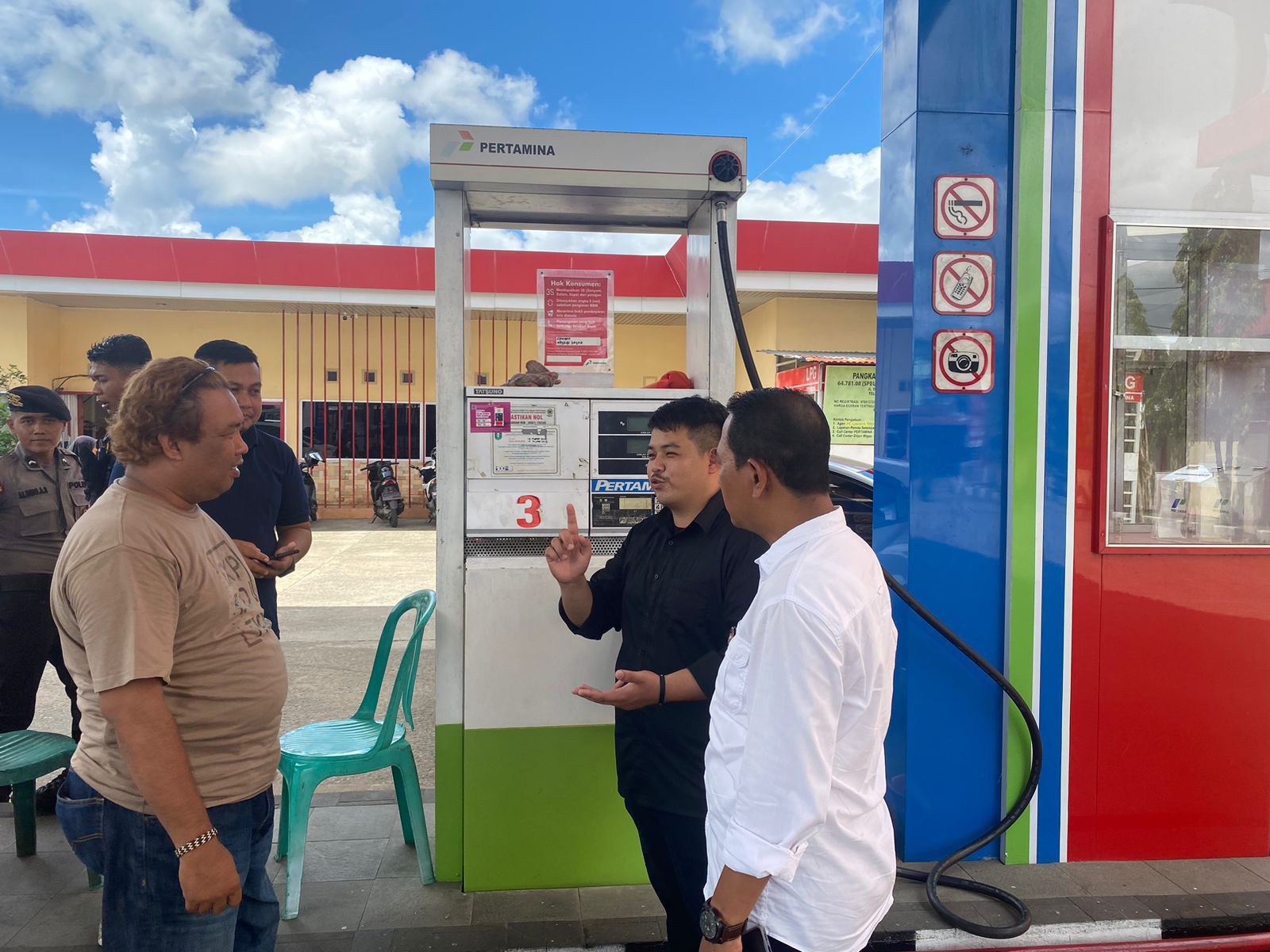 Polres Ketapang Lakukan Pengecekan BBM ke seluruh SPBU, Jelang Mudik Lebaran