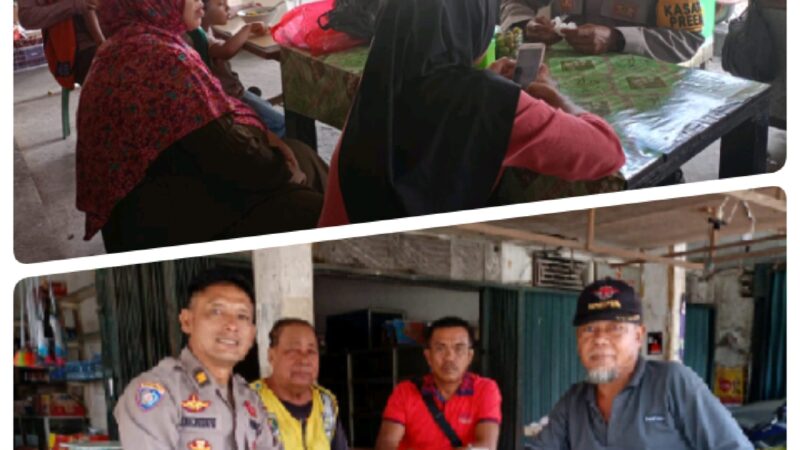 Sambil Minum Kopi, Kasatgas Preemtif Silahturahmi Berikan Himbauan Kamtibmas