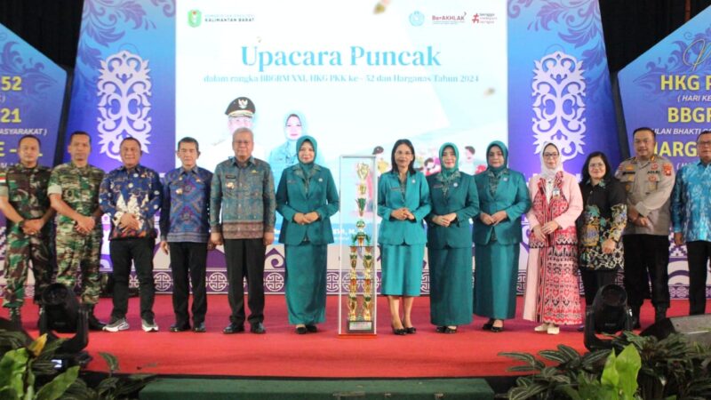 Raih Juara Umum di HKG-PKK ke-52 di Pontianak, Landak Didaulat Jadi Tuan Rumah Tahun 2025