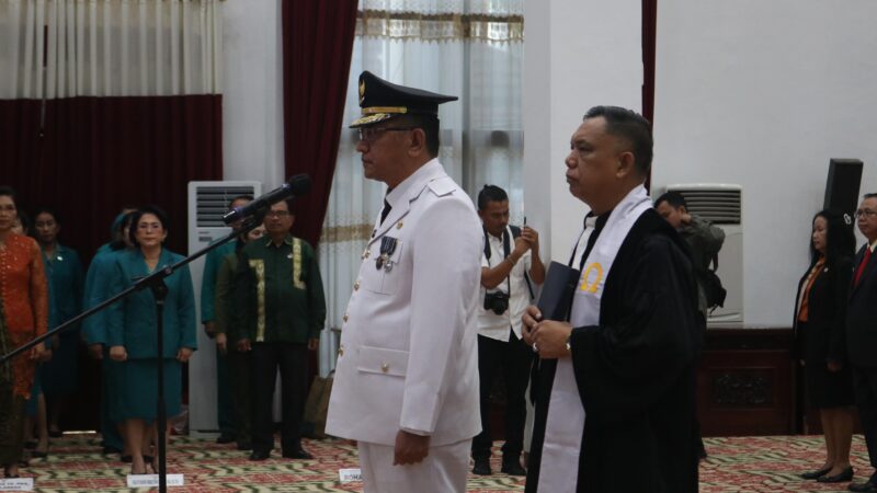 Gutmen Resmi Jabat Pj.Bupati Landak Gantikan Samuel Usai Dilantik Pj.Gubernur Kalbar