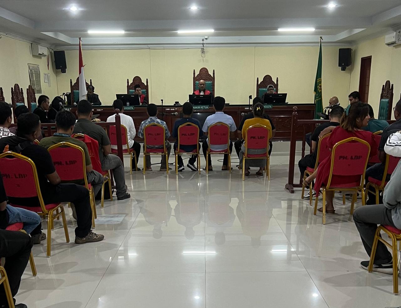 Dihadapan Hakim Dan JPU, Empat Saksi Dipersidangan Tegaskan Godol Bukan Pemilik Senpi, Itu Punya TNI Kodam 1/BB