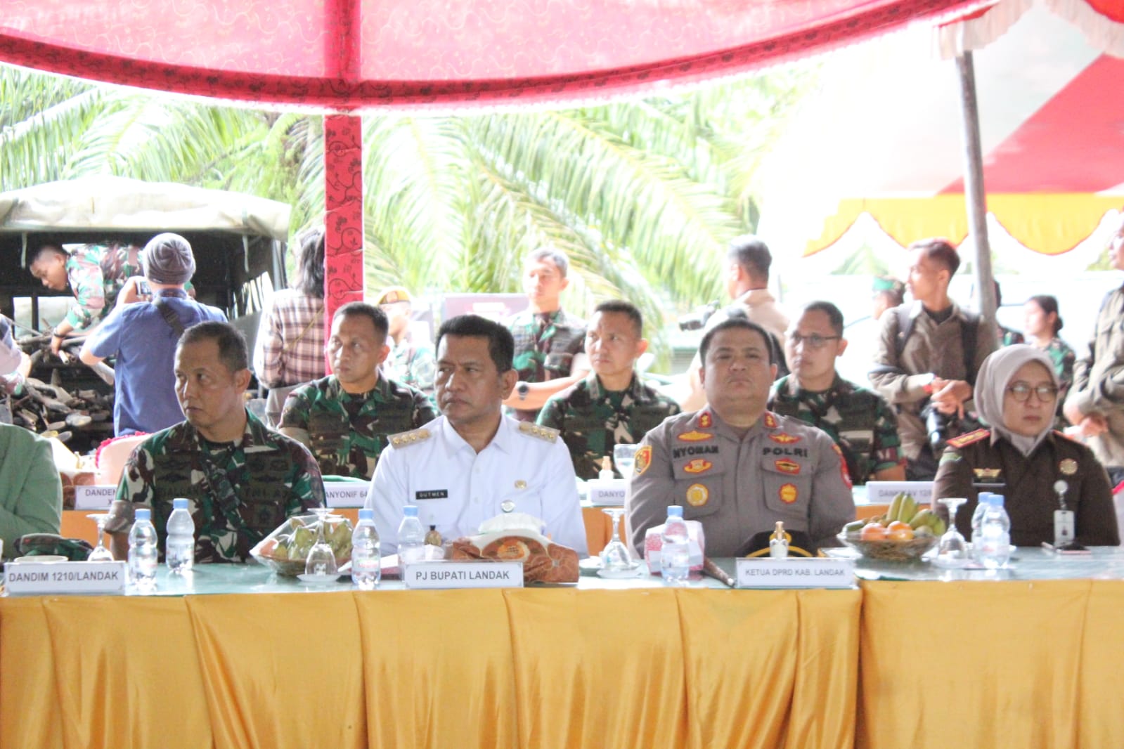 Pj.Bupati Landak Sambut Kedatangan Pangdam XII/Tanjungpura