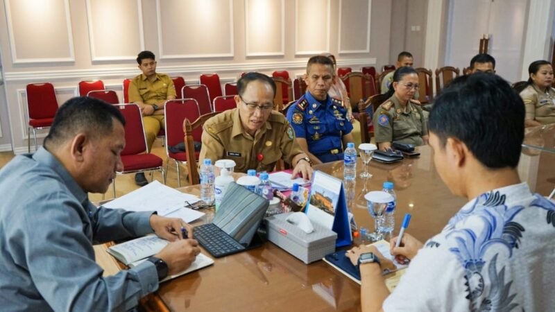 Pj.Bupati Landak Rapat Bersama KPU Bahas Tahapan Pilkada 2024