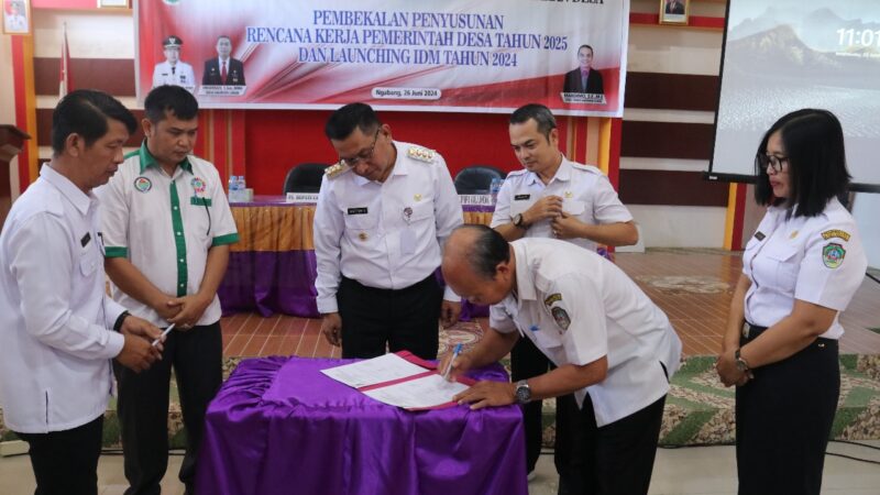 Gutmen Buka Pembekalan Penyusunan Rencana Kerja Pemdes Tahun 2025 dan Launching IDM Tahun 2024