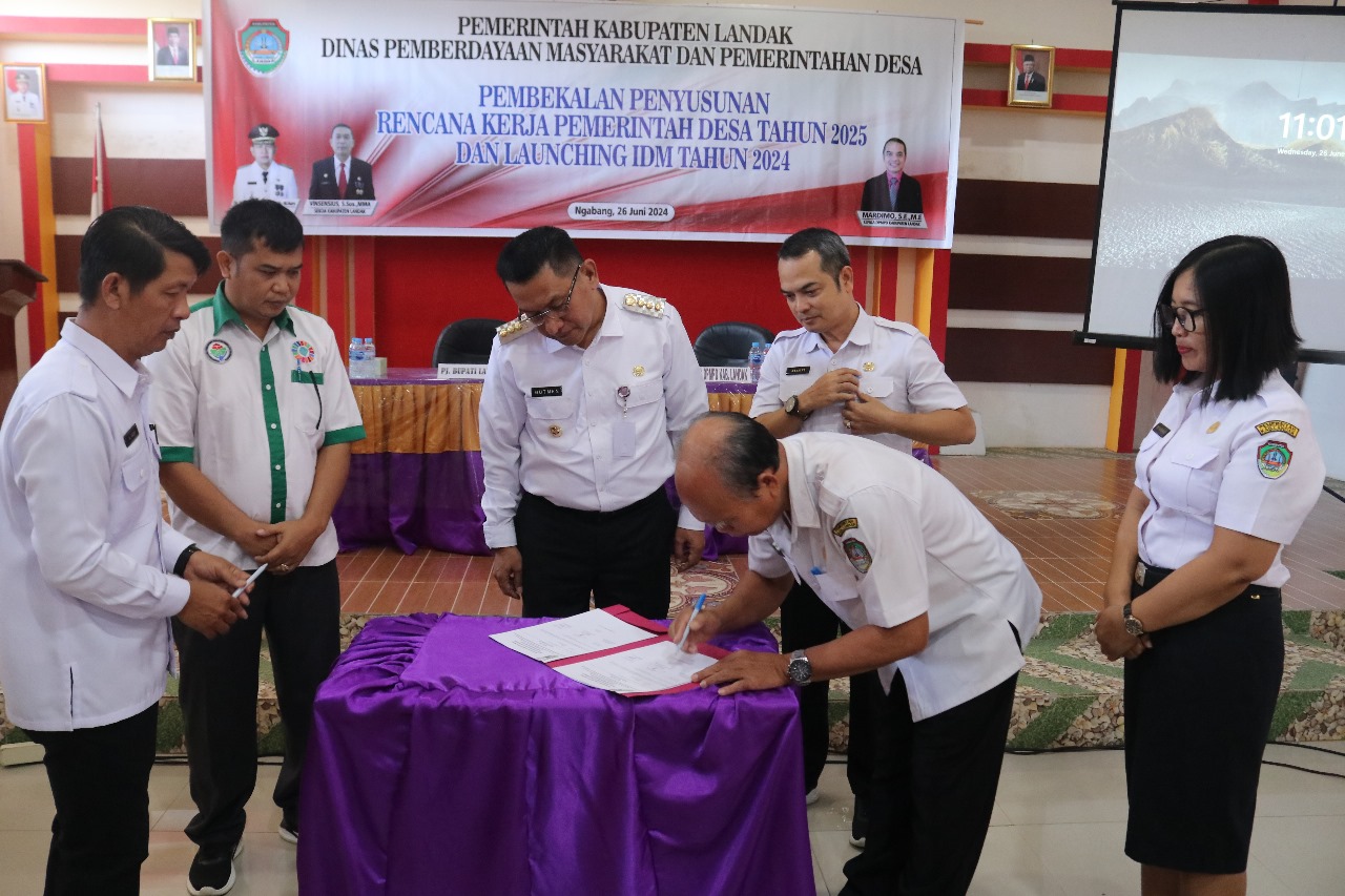 Gutmen Buka Pembekalan Penyusunan Rencana Kerja Pemdes Tahun 2025 dan Launching IDM Tahun 2024