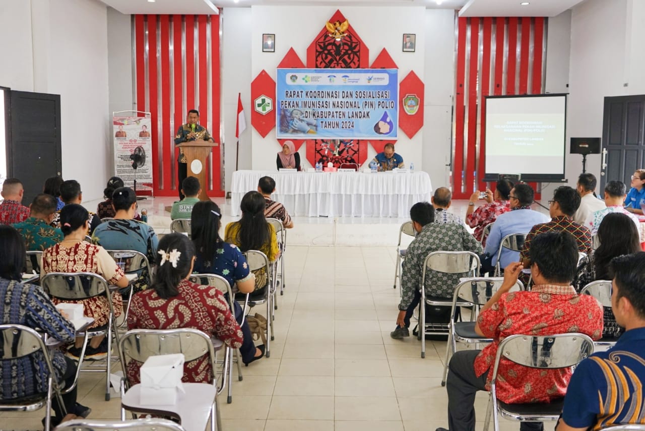 Buka Rakor PIN, Pj.Bupati Landak Ingatkan Masyarakat Pentingnya Imunisasi Polio