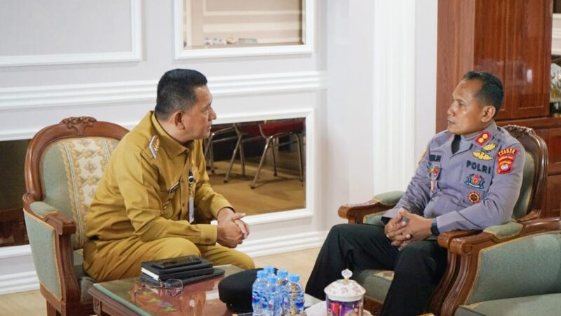 Pj. Bupati Gutmen Terima Kunjungan Kapolres Landak
